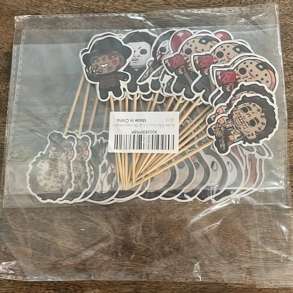 Horror Character Cupcake Toppers